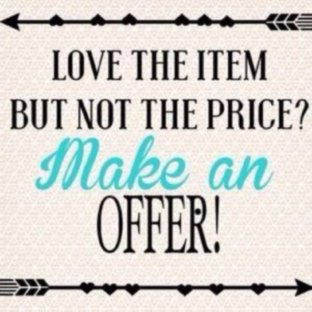 All reasonable offers are accepted